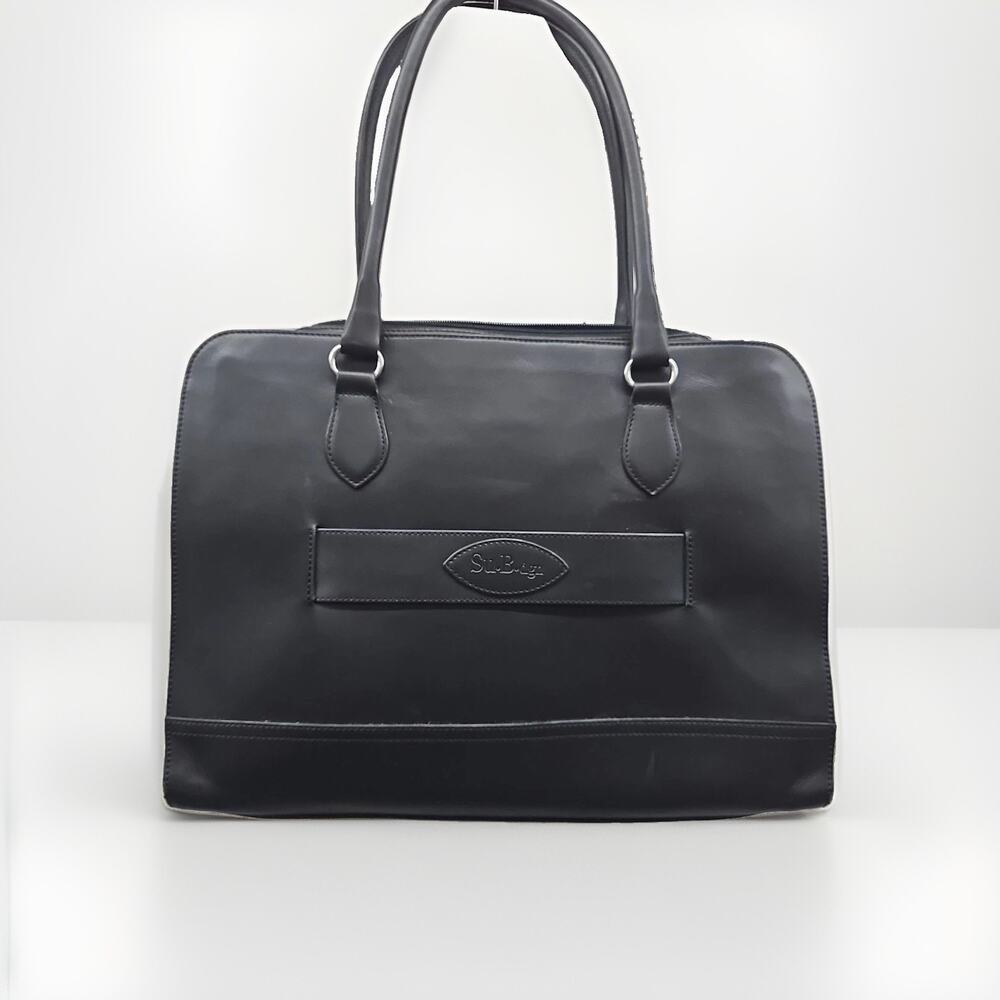 SU.B Designer Italian Leather Laptop Bag - Excellent Condition